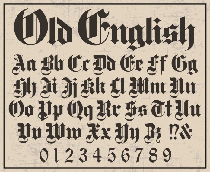 old english font